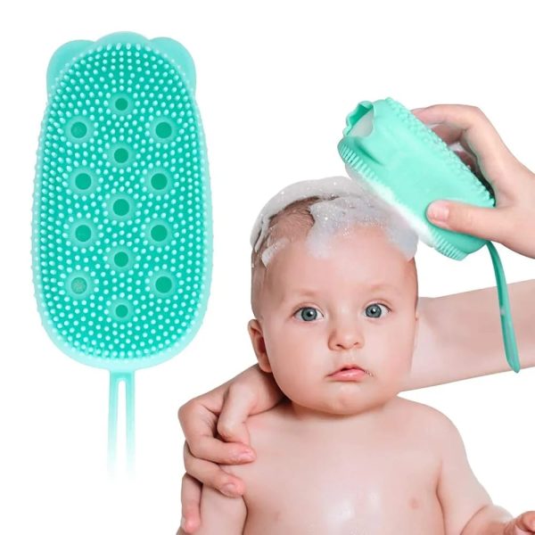 Bubble Bath Brush – Double-sided Silicone Body Brush With Quick Foaming Sponge, Gentle Exfoliation & Massage For All Skin Types