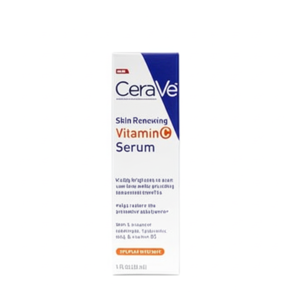 CeraVe Skin Renewing Vitamin C Serum – 30ml | Brightening Face Serum with 10% Pure Vitamin C, Hyaluronic Acid & Vitamin B5 | Hydrating, Antioxidant, Fades Dark Spots & Evens Skin Tone