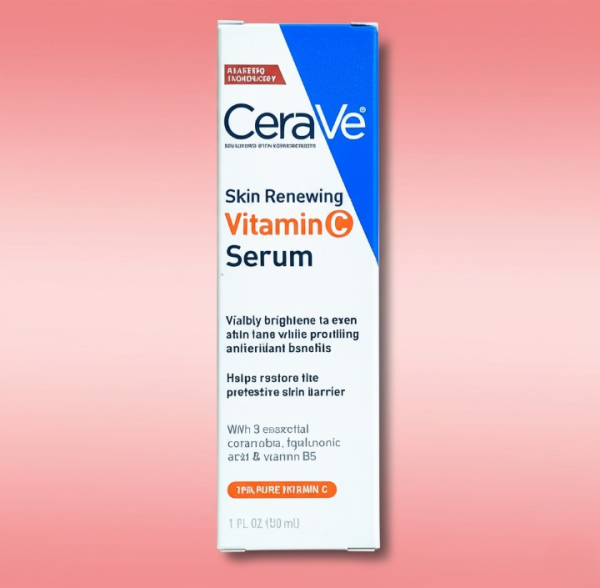 CeraVe Skin Renewing Vitamin C Serum – 30ml | Brightening Face Serum with 10% Pure Vitamin C, Hyaluronic Acid & Vitamin B5 | Hydrating, Antioxidant, Fades Dark Spots & Evens Skin Tone