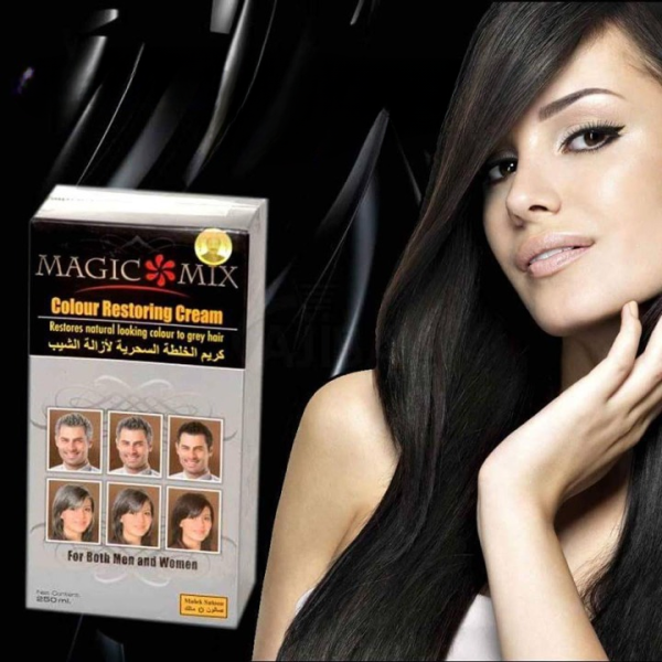 Magic Mix Colour Restoring Cream – Natural Black Hair Treatment, 250ml | Restores Natural Hair Color & Shine, Easy Application, No Harsh Chemicals.Wholesale rate with Free Delivery