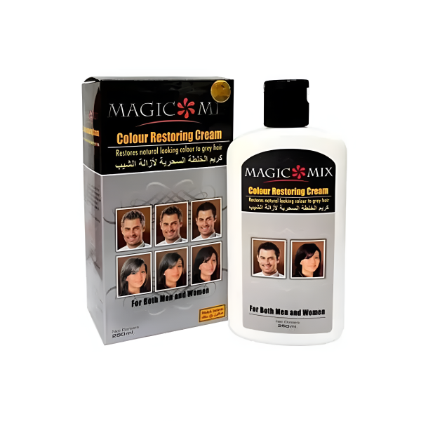 Magic Mix Colour Restoring Cream – Natural Black Hair Treatment, 250ml | Restores Natural Hair Color & Shine, Easy Application, No Harsh Chemicals.Wholesale rate with Free Delivery
